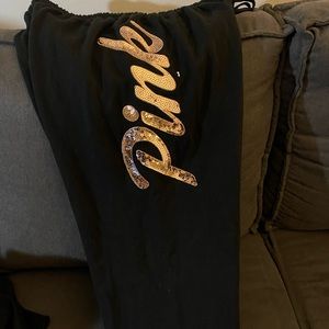 PINK Victoria secret Jogging pants size large